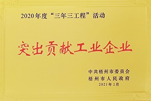 突出贡献工业企业